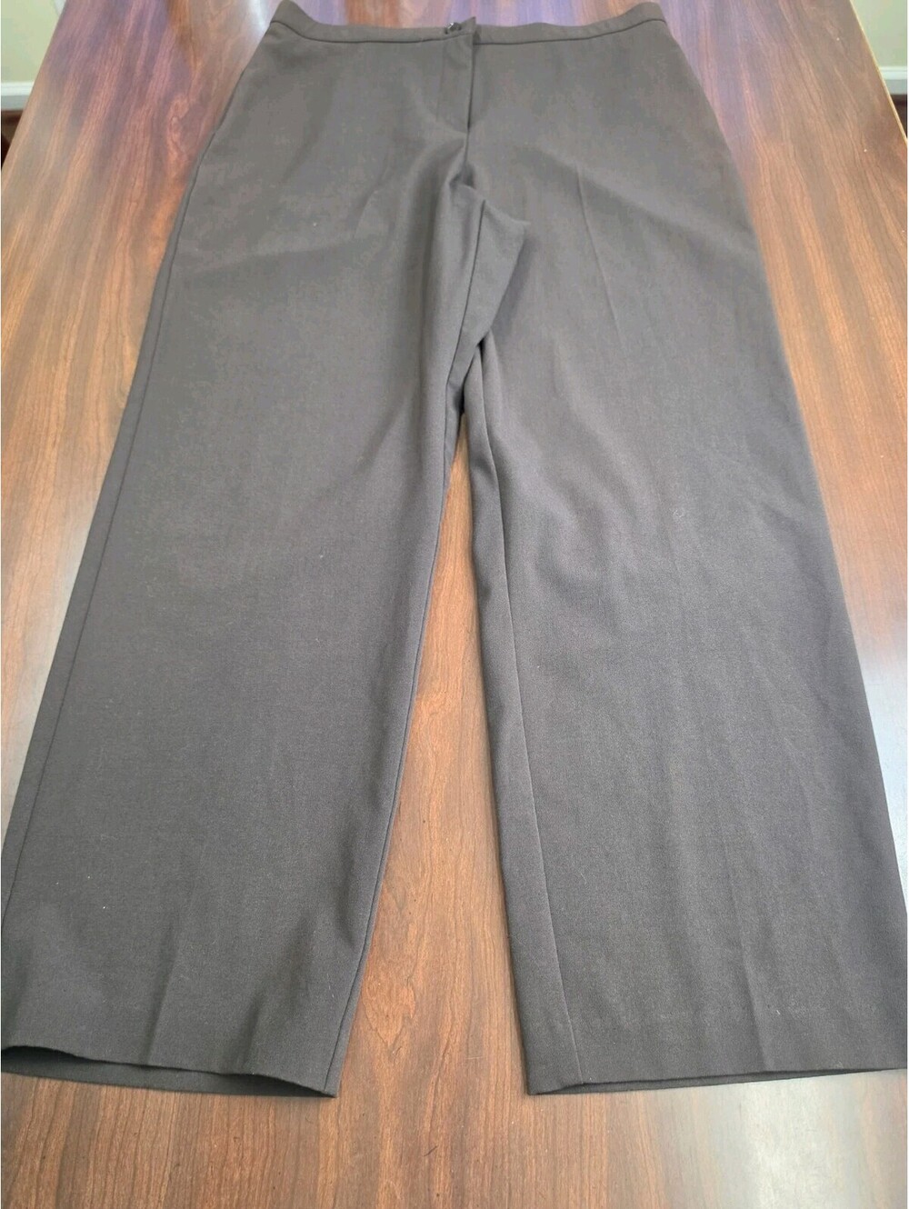 Counterparts Chocolate Brown Wide Leg Pants Stretch Career Business Chic Size 14